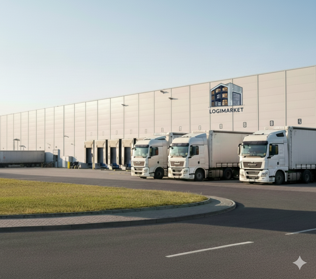 Usługa logistyczna w nowoczesnym centrum logistyki