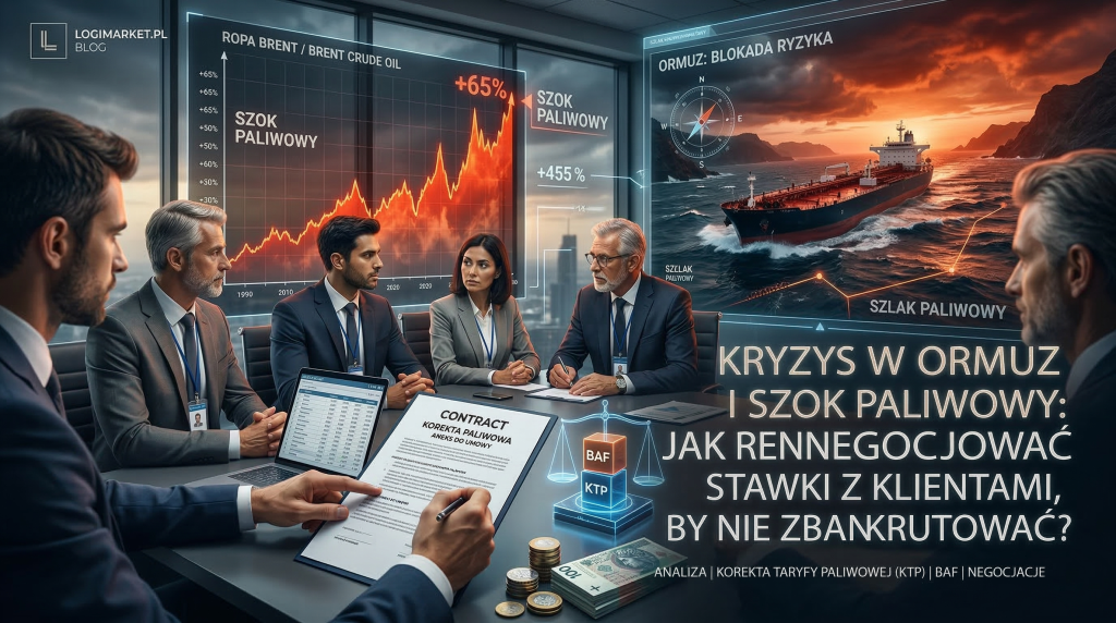 Kryzys w Ormuz i szok paliwowy: Jak renegocjować stawki z klientami, by nie zbankrutować?
